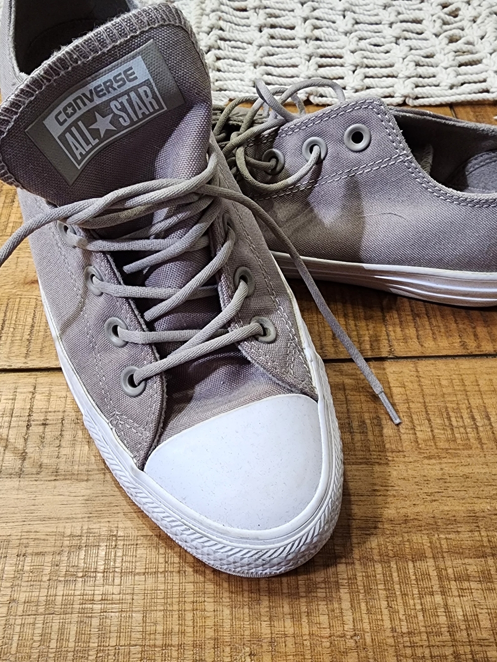 Converse Women’s Low-Top Canvas Sneakers - Taupe Tan
